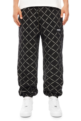 Mass DNM spodnie dresowe Monogram Baggy Fit Sweatpants - czarne