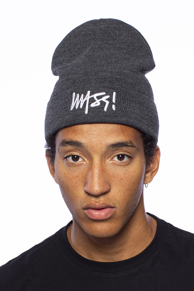 Mass DNM czapka zimowa Signature Beanie - szara