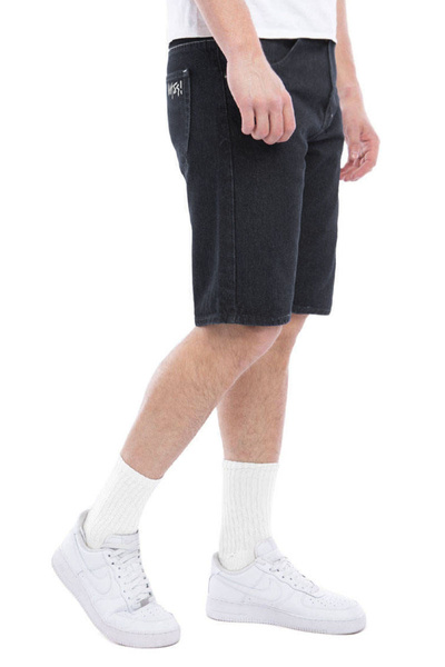 Mass DNM szorty Signature 2.0 Jeans Shorts tapered fit - czarne