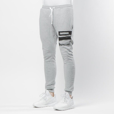 Mass DNM spodnie dresowe Trace Joggers Sweatpants - light heather grey