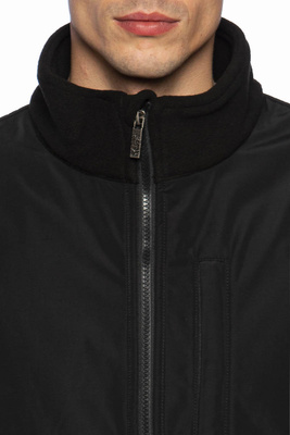 Kurtka polarowa Mass Denim Berg Polar Fleece - czarna