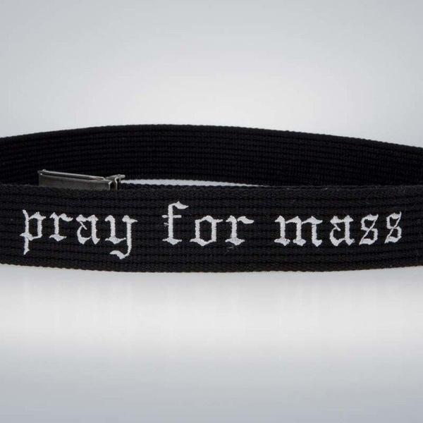 Mass DNM pasek Plate Belt black