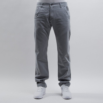 Mass Denim spodnie chinos Base straight fit grey