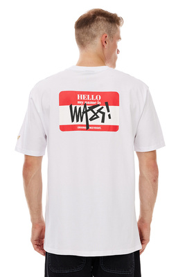 Mass DNM koszulka Hello T-shirt - biała