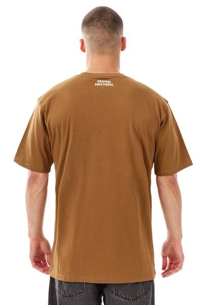 Mass DNM koszulka Patch T-shirt - brązowa