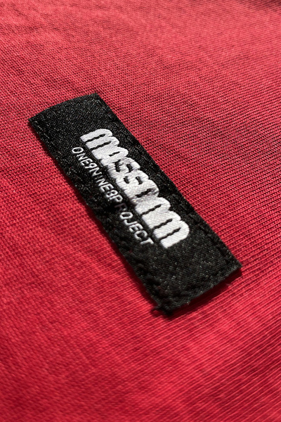 Koszulka Mass Denim Signature Patch T-shirt - czerwona