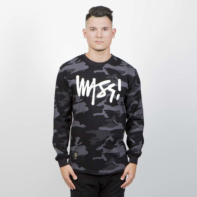 Mass DNM koszulka Signature Longsleeve - black camo 