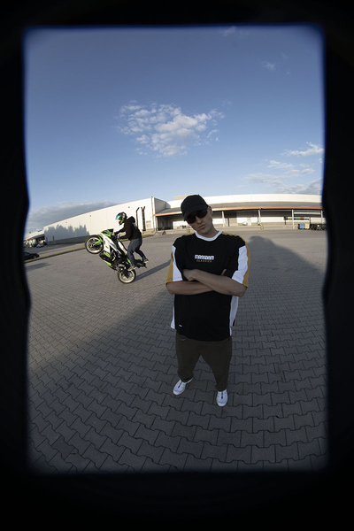 Mass Denim Koszulka Drift T-shirt czarna