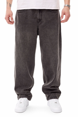 Mass DNM spodnie Jeans Round Two Extra Baggy Fit - sprane czarne