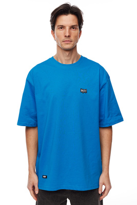 Koszulka Mass Denim Signature Patch T-shirt - niebieska