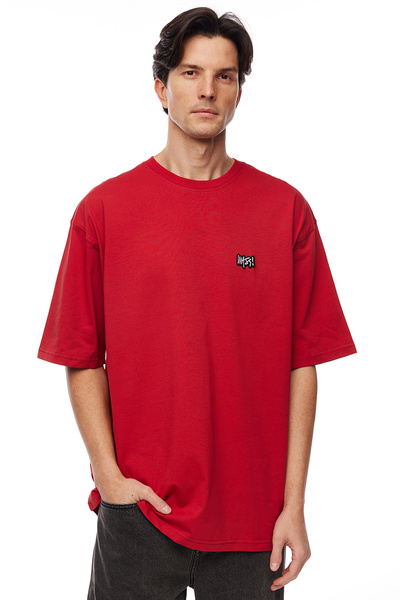 Koszulka Mass Denim Signature Patch T-shirt - czerwona