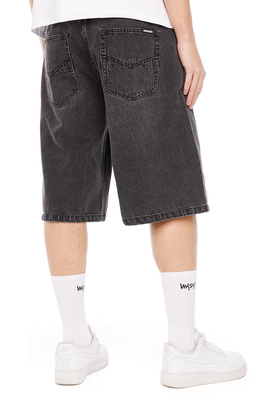 Mass DNM szorty Slang Jeans Shorts baggy fit - czarny