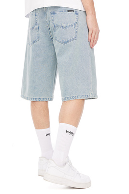 Mass DNM szorty Slang Jeans Shorts baggy fit - jasnoniebieskie