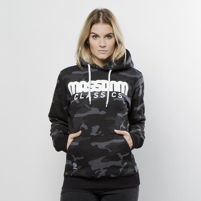Mass DNM damska bluza Sweatshirt Hoody Classics WMNS - black camo