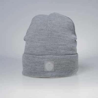 Mass DNM czapka zimowa Base Beanie light heather grey