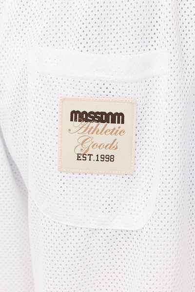 Mass DNM szorty Draft Mesh Shorts - białe