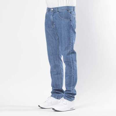 Mass DNM spodnie Jeans Straight Fit Classics - blue