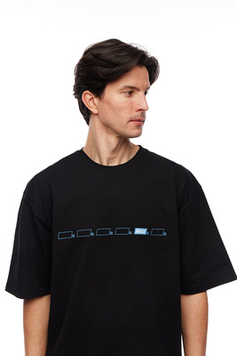 Koszulka Mass Denim Copy Box T-shirt - czarna