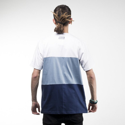 Mass Denim koszulka t-shirt Horizon steel blue / navy