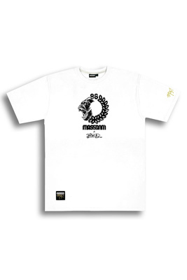 Mass DNM x Arkusz koszulka T-shirt - biała