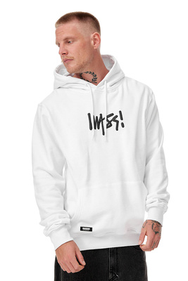Mass DNM bluza Sweatshirt Signature 3D Hoody - biała