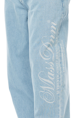 Mass DNM spodnie Authentic Jeans Extra baggy Fit - jasnoniebieskie