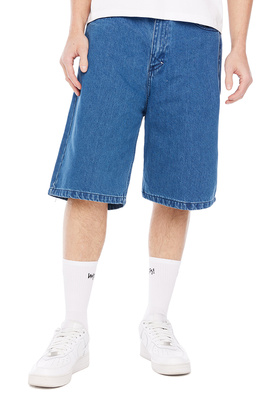 Mass DNM szorty Slang Jeans Shorts baggy fit - niebieskie