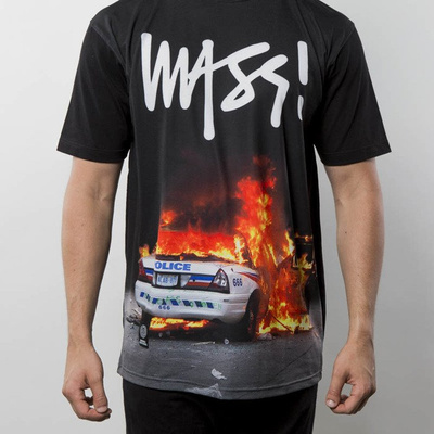 Koszulka Mass Denim T-shirt Burn Bi**h - black