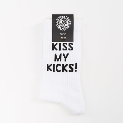 Skarpety Mass Denim socks Kiss Quarter white SS 2017