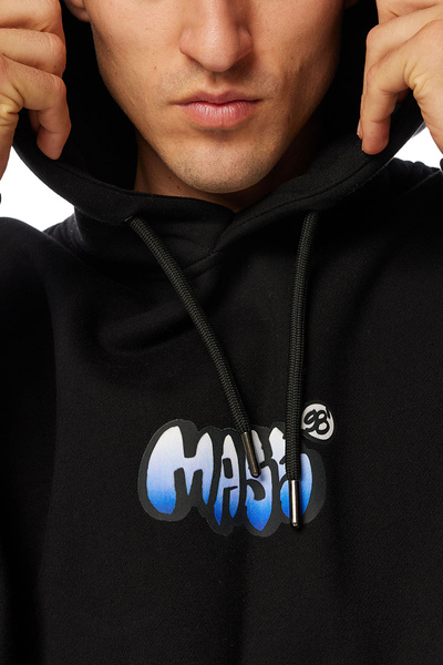 Mass DNM bluza Sweatshirt Wall Hoody czarna