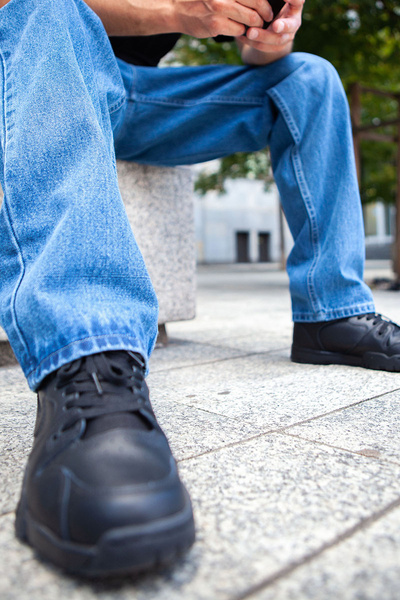 Mass DNM spodnie Jeans Slang Baggy Fit - niebieskie