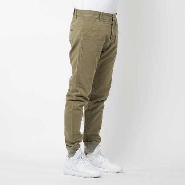 Mass Denim spodnie joggers Classics sneaker fit khaki