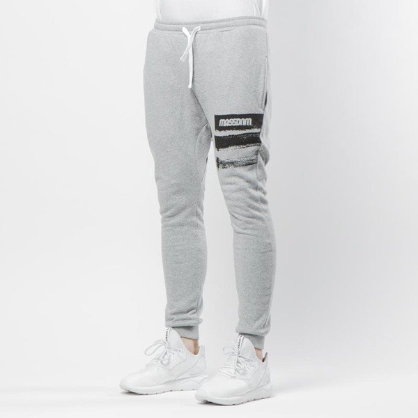 Mass DNM spodnie dresowe Trace Joggers Sweatpants - light heather grey