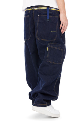 Mass DNM spodnie Jeans Chino Original Baggy Fit - granatowe