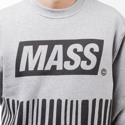 Mass Denim bluza sweatshirt Cover crewneck light heather grey