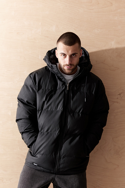 Mass DNM kurtka zimowa Jacket Empire Hoody - czarna