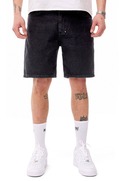 Mass DNM szorty Box Jeans Shorts relax fit - czarne