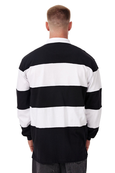 Mass DNM koszulka Rugby Polo Longsleeve - czarna