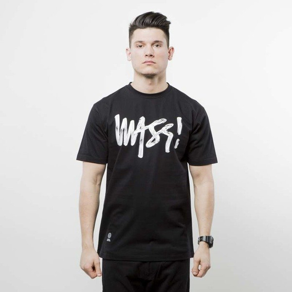 Mass Denim koszulka t-shirt Signature Handmade black SS 2017