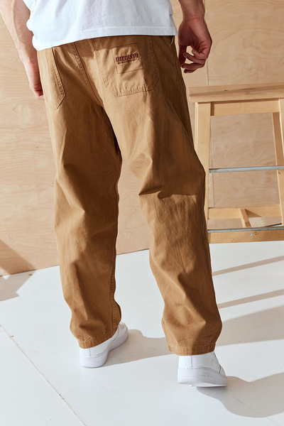Mass DNM spodnie Pants Clamber Baggy Fit - brązowe