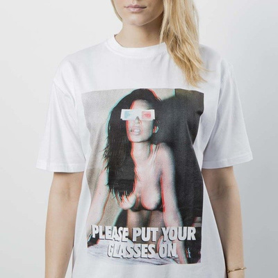 Mass DNM koszulka damska Glassex T-shirt WMNS - white