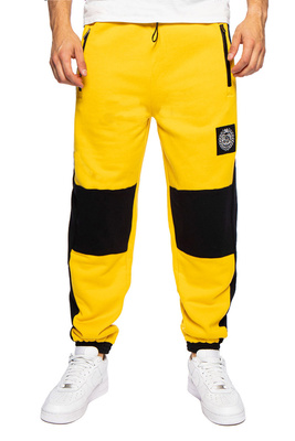 Mass DNM spodnie dresowe Berg Sport Sweatpants - żółte