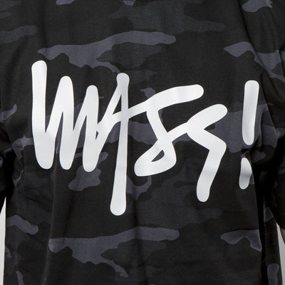 Koszulka Mass Denim T-shirt Signature - black camo