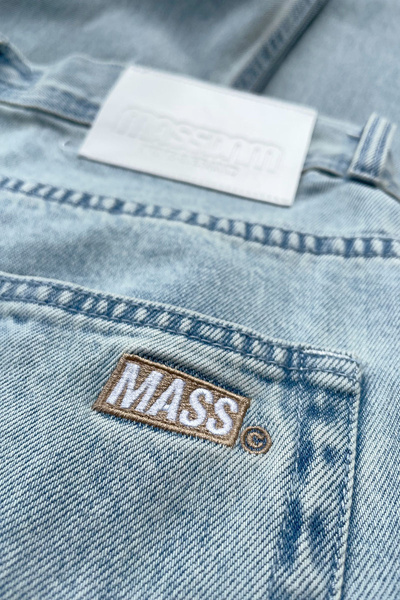 Mass DNM spodnie Box Jeans Relax Fit - jasnoniebieskie