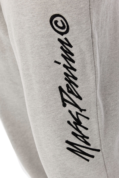 Mass DNM spodnie dresowe Initials Extra Baggy Fit Sweatpants - szare