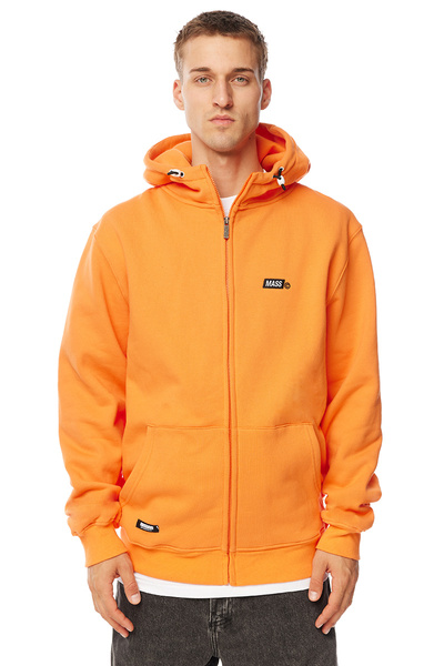 Mass DNM bluza Sweatshirt Mini Box Zip Hoody pomarańczowa