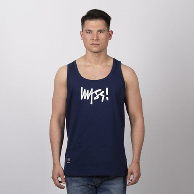 Mass DNM koszulka Signature Medium Logo Tank Top - navy