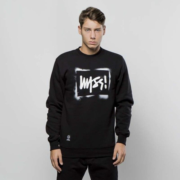 Mass DNM bluza Sweatshirt Crewneck Street Sign - black