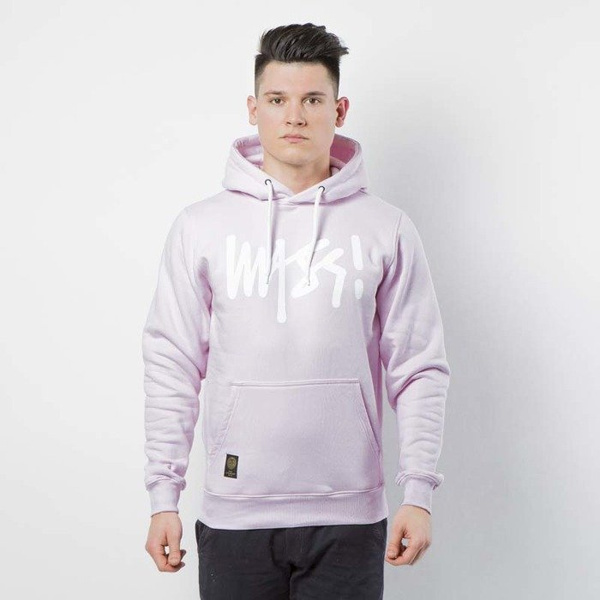 Mass DNM bluza Sweatshirt Hoody Signature - light pink
