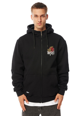 Mass DNM bluza Sweatshirt Dragon Hoody zip czarna